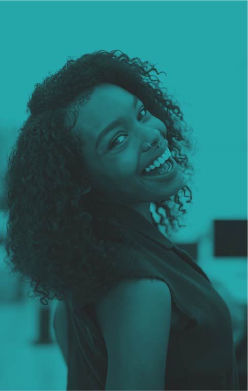 smiling woman